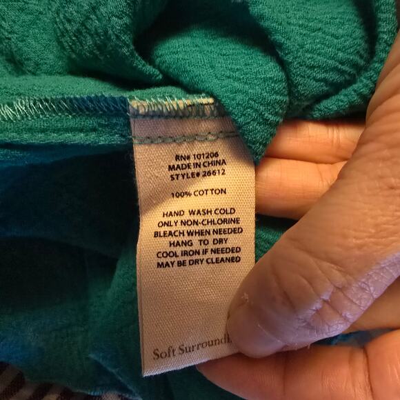 Soft Surroundings Siesta Key Crepe Tunic Shirt - Picture 6 of 6